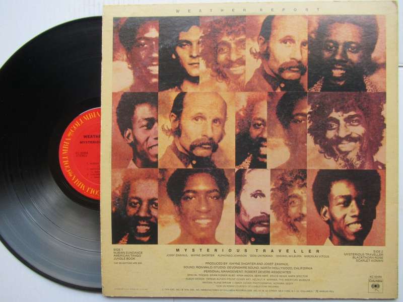 WEATHER REPORT - MYSTERIOUS TRAVELLER - USA VG / VG WITH INNER