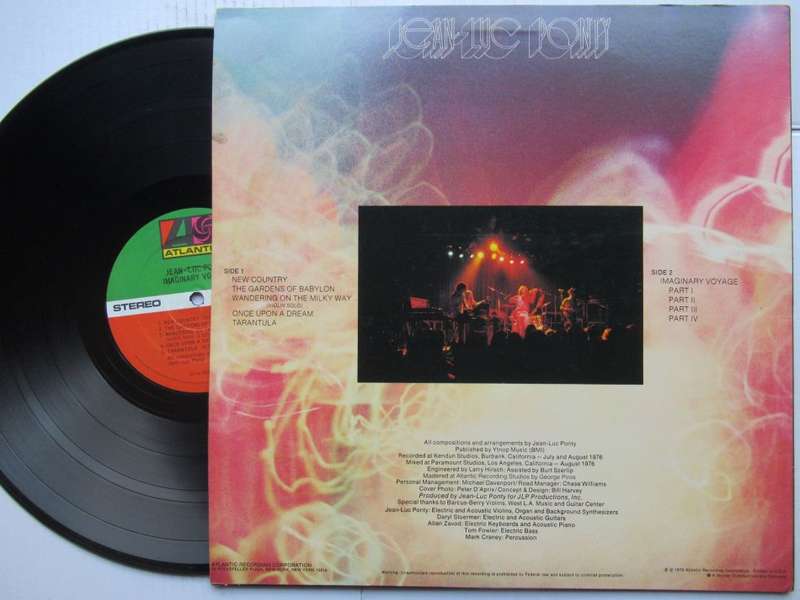 JEAN LUC PONTY - IMAGINARY VOYAGE - USA VG /VG+