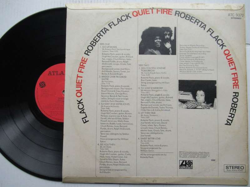 ROBERTA FLACK - QUIET FIRE - RSA - VG /VG+