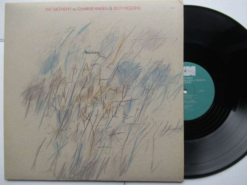 PAT METHENY WITH CHARLIE HADEN & BILLY HIGGINS - REJOICING - USA VG+ /VG+