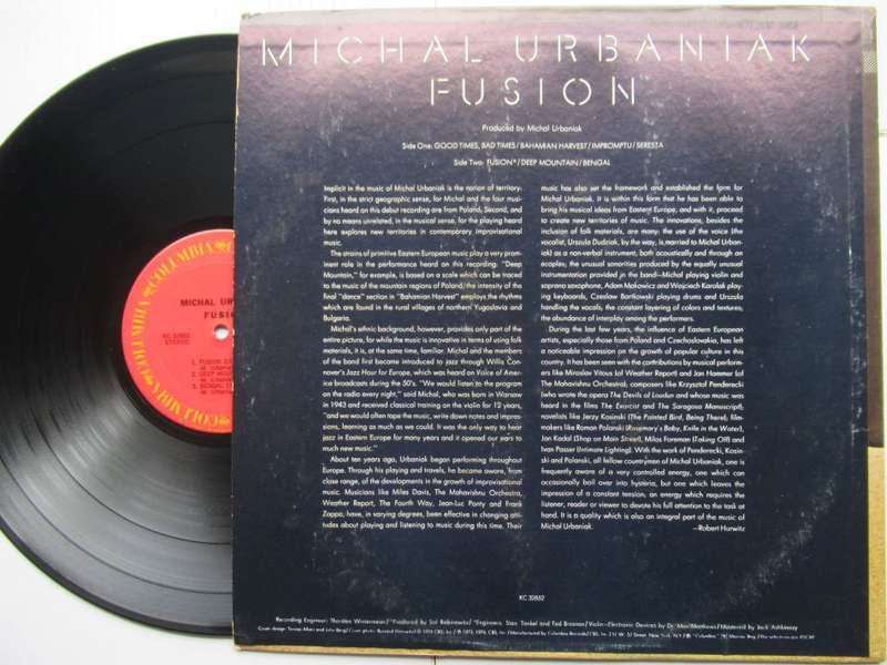 MICHAL URBANIAK - FUSION - USA VG / VG+