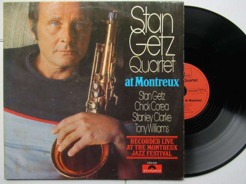 STAN GETZ QUARTET - AT MONTREUX - GERMANY VG /VG+