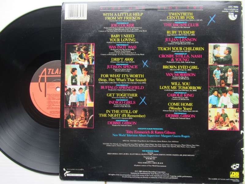 THE WONDER YEARS SOUNDTRACK - RSA VG- /VG+