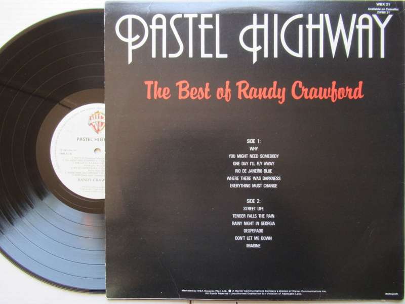 RANDY CRAWFORD - PASTEL HIGHWAY - RSA - VG+ /VG+
