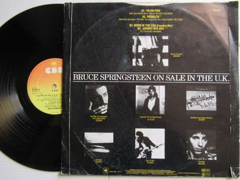 BRUCE SPRINGSTEEN - BORN IN THE U.S.A 12" UK VG- /VG