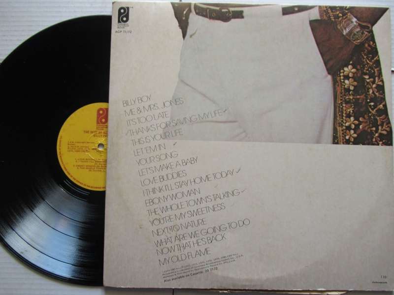 BILLY PAUL - BEST OF BILLY PAUL - RSA - VG+ /V 2 LP GATEFOLD