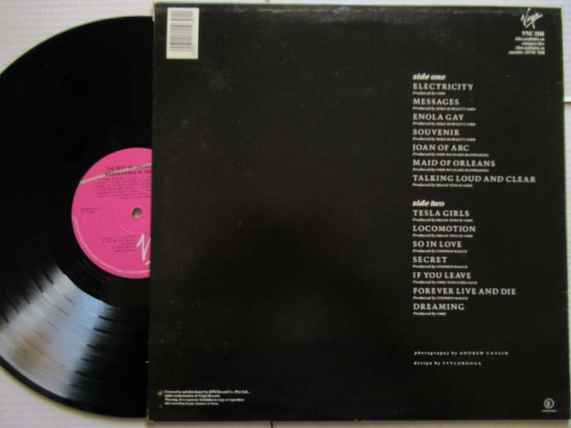 ORCHESTRAL MANOEUVRES IN THE DARK - THE BEST OF OMD -  RSA -VG+ /VG+