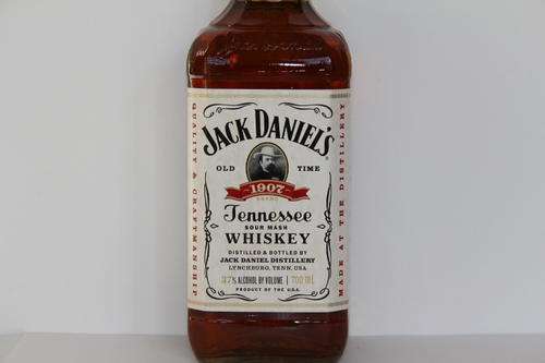 Jack Daniels White Label 750ml Whiskey.