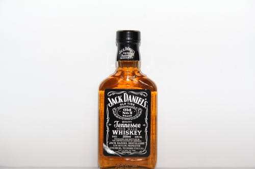 Jack Daniels Whiskey 200ml Heritage Style Bottle.