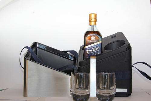 Johnnie Walker Blue 750ml Whisky in Porsche Design Chiller Box and 2 Glasses and free Bag.