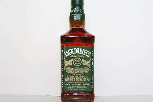 Jack Daniels Green Label 750ml Whiskey Bottle.