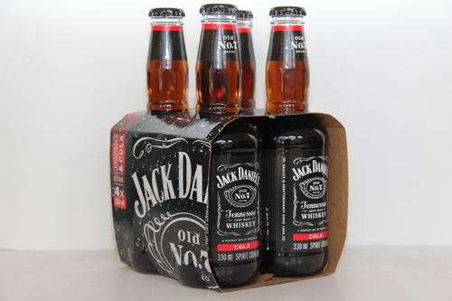 Jack Daniels Whiskey and Cola 4 x 330ml.