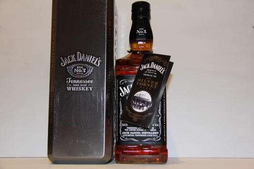Jack Daniels 750ml Whiskey in Single Tin 2011 Edition.