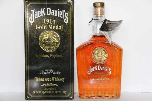 Jack Daniels Gold Medal Whiskey 1914 750ml.