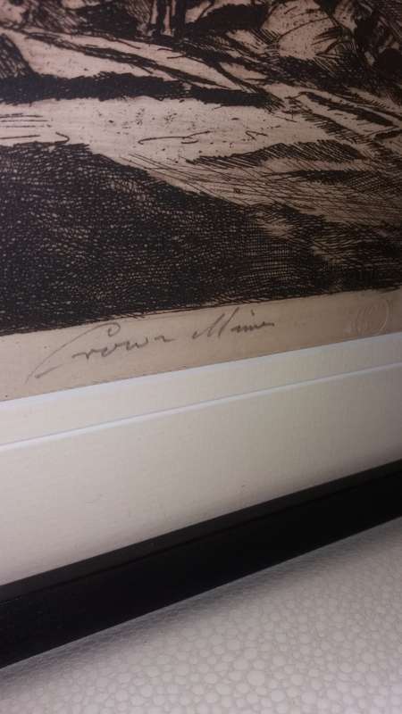 Tinus De Jongh Etching