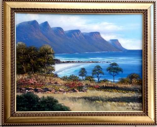 Investment  art Realism Bargain !!! oil Painting 12 Apostles Camps Bay Realism