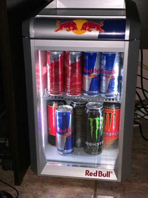 Redbull mini display fridge / bar fridge Red Bull
