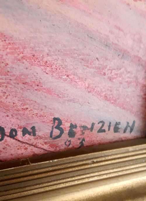 Oil painting don Benzien