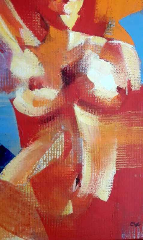 Derric van Rensburg oil painting