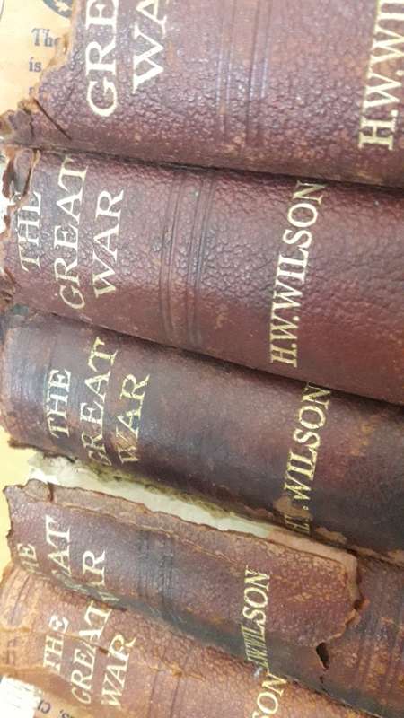 Joblot 9 x books The Great war by H.W.Wilson