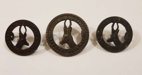 Set of 3 WW2 Universal Beret Badge and Collars