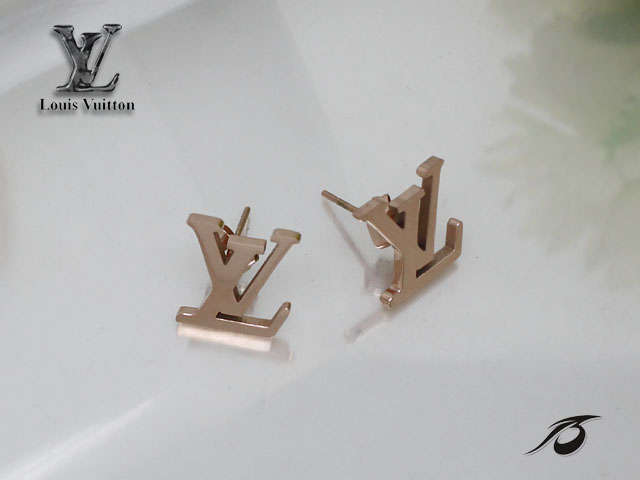 LOUIS VUITTON EARINGS BRONZE