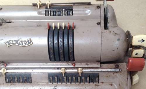 Walther calculator.....in rough condition....please see photos