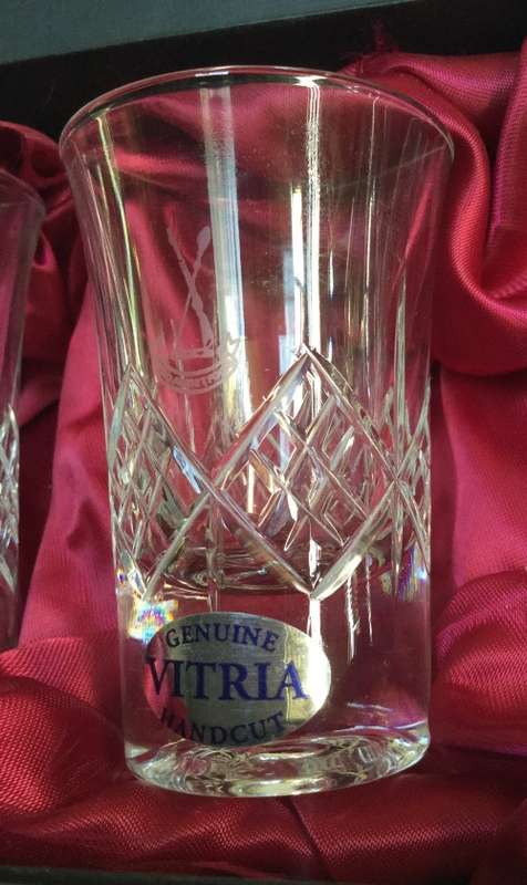 Maritzburg College....shot glasses for "Springbokkies"....cased set of six
