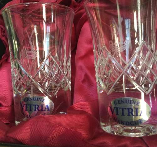 Maritzburg College....shot glasses for "Springbokkies"....cased set of six