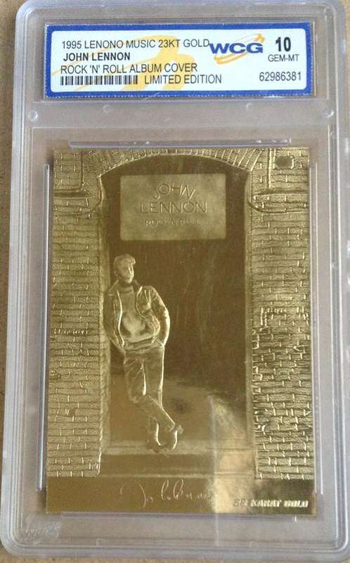John Lennon "Rock 'n' Roll" WCG 10 Gem Mint 23 Karat Gold.     Postage R26.00