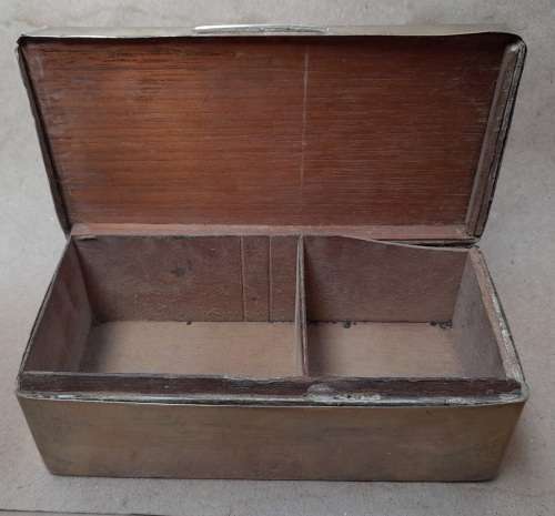 Sterling silver cigarette box