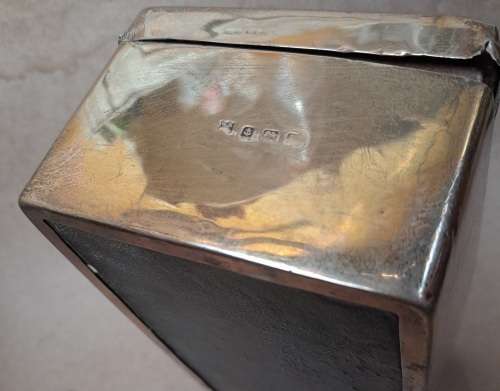 Sterling silver cigarette box