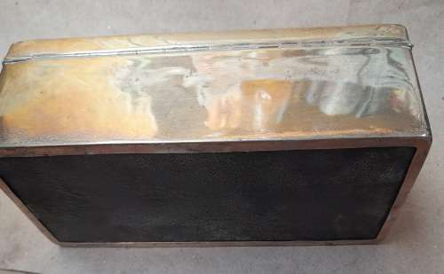 Sterling silver cigarette box