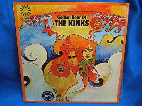 The Kinks----Golden Hour of----record and cover vv good