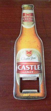 "Castle Lager" bottle opener. Approx. 13 cms l
