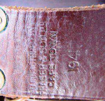 Leather bandolier Fraser & Sond Ltd. Cape Town 1941. Cartridge artillary belt