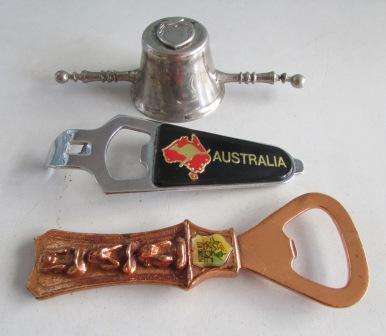 Retro Tot Measure and 2 x Bottle Openers