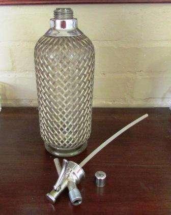 Retro SPARKLETS LTD Soda Siphon. Made in England. Approximately 35 cms high