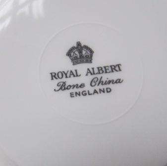 Royal Albert bone china trio. Pattern 4363. Made in England