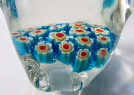 'PENGUIN'  Millefiori Glass Paperweight. Approximately 9 cms high