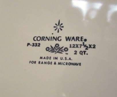 Corningware Cornflower Blue P-332 Baking / Roasting / Lasagne Dish. Approximately 35 x 21 x 5 cms h