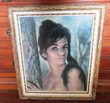 'TINA' J. H. Lynch Print on Board. Framed. Circa 1961. Frame Size is 61 x 71 cms.