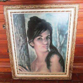 'TINA' J. H. Lynch Print on Board. Framed. Circa 1961. Frame Size is 61 x 71 cms.
