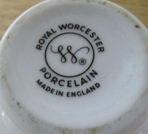 Royal Worcester Pair of Large 'Flower' Egg Coddlers. Porcelain. Made in England.