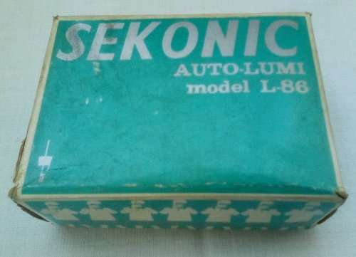 Sekonic Auto-Lumi Model L-86 Exposure meter boxer Japan vintage with instructions