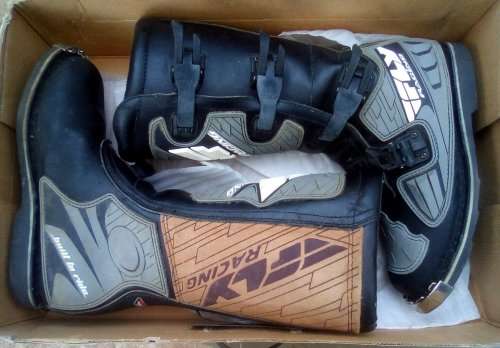 Motor Cross Fly Racing `Boots Built to Ride` size 10