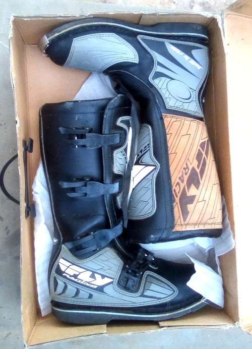 Motor Cross Fly Racing `Boots Built to Ride` size 10