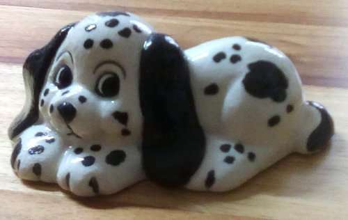 Stunning `SPANIEL PUPPY` Ceramic figurine signed circa 1997 app. 11 x 7 cms
