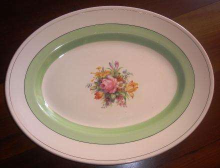 Woods Ivory Ware platter approximately 36 x 28 x 3.5cm high. Made in England