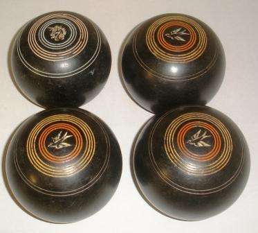 "Henselite" Bowls GV-732. 5" standard official SABA.in leather bag